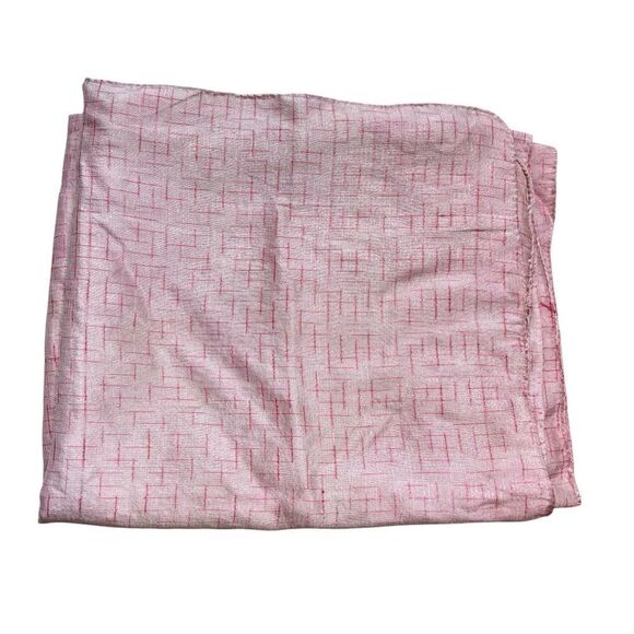 Ladies Vintage Pink Two Tone 100% Silk Long‎ Scarf - Picture 2 of 10